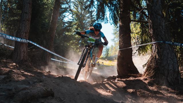 Compétition de VTT dans Le Dévoluy