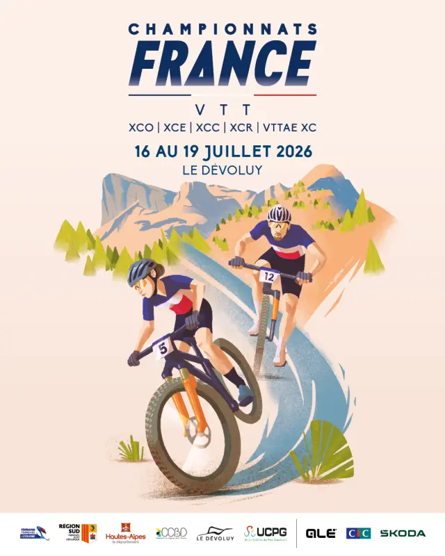 Affiche Championnats de France de VTT XC