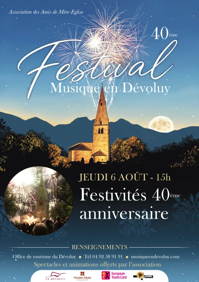 Affiche 40 Ans Musique En Devoluy